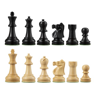 Ultimate Chess Piece, Ebonized and Boxwood, 3.75" King