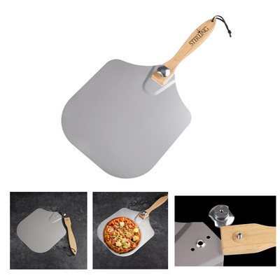 Wooden Handle Pizza Shovel