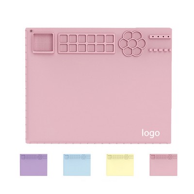 Silicone Painting Art Craft Mat With Raised Edges