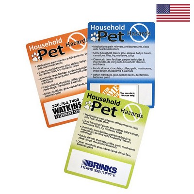Household Pet Hazards Magnet
