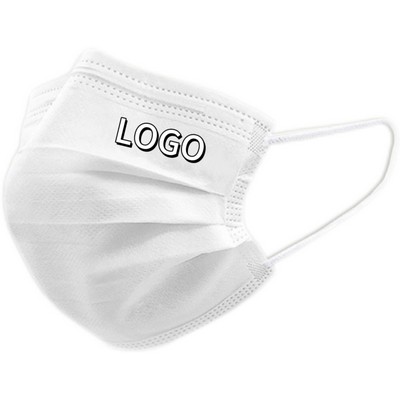 White Disposable Mask 3-Ply