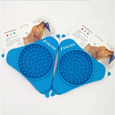 Triangular Dog Lick Mat Slow Feeder Mat