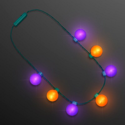 Halloween Light Globes Party Necklace - BLANK