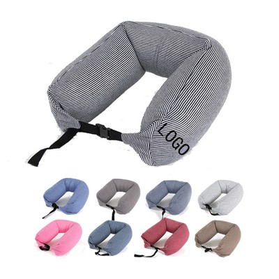 The Striped U Shaped Pillow