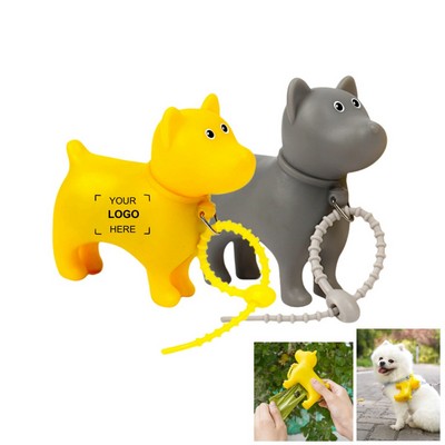 Cute Dog Shaped Poop Bag Dispenser