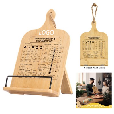 Bamboo Cookbook Stand