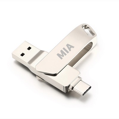 32 Gb 2 In 1 Type c & Usb Flash Driver