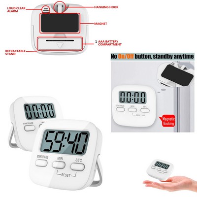 Count Down & Count Up Digital Timer Alarm