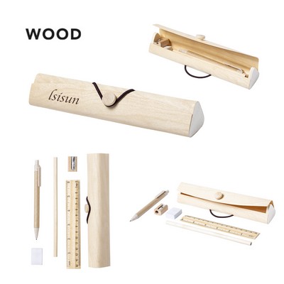 Eco-5in1 Wood Stationary Set