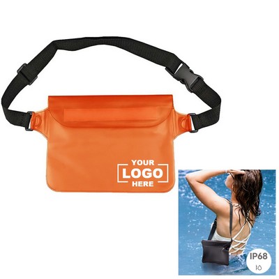 Various Waterproof Fanny Pack with Black Waist Strap