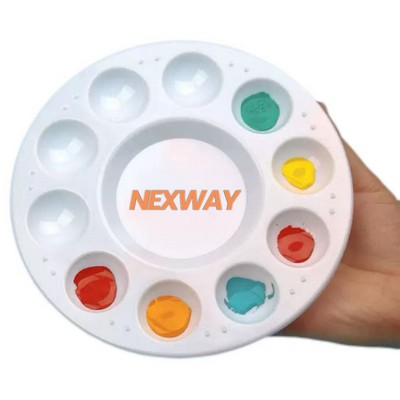 10-Well Plastic Paint Palette