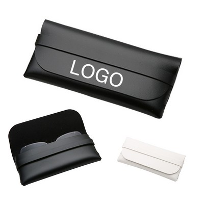 Portable PVC Leather Glasses Case