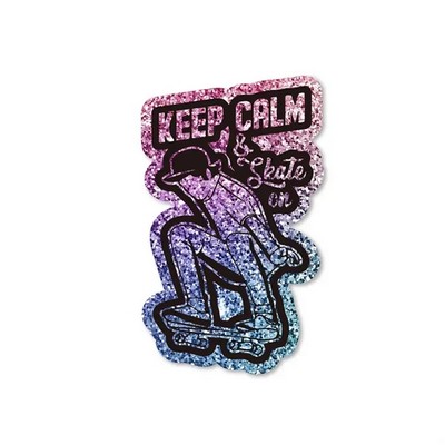 2" Glitter Stickers