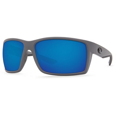 Costa Del Mar Reefton Sunglasses - (Frame) Matte Gray; (Lens) Blue Mirror 580P
