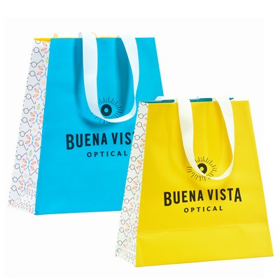 Custom 200g C2S Trapezoid Euro Tote (7.25"x5.125"x3.25"x7.7")