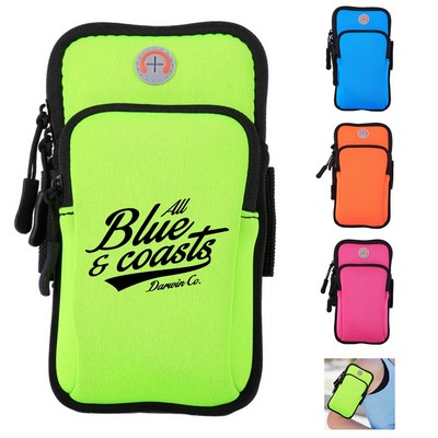 Sports Arm Bag with Earphone Hole