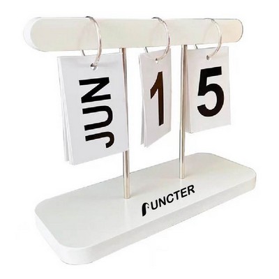 Wooden Page Turning Calendar