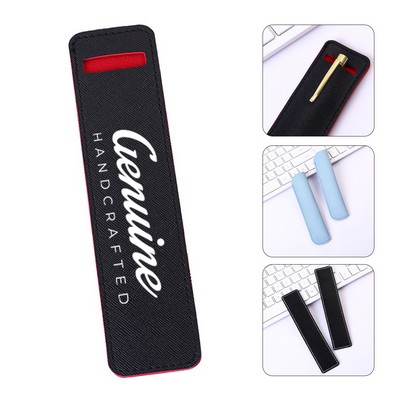 Dual-Tone Pu Leather Pen Pouch
