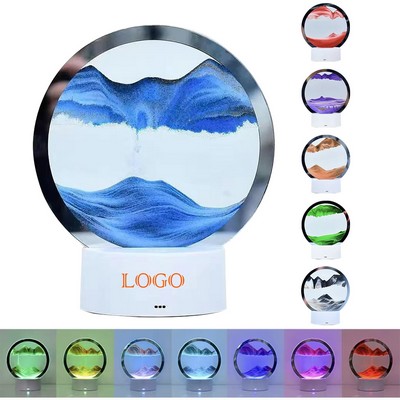 LED Flowing Sand Lamp