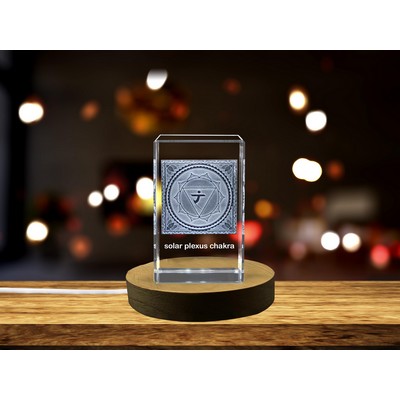 Solar Plexus Chakra Crystal Trophy for Personal Power, Confidence & Spiritual Growth