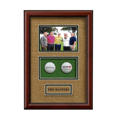 Custom Framed Golf Balls