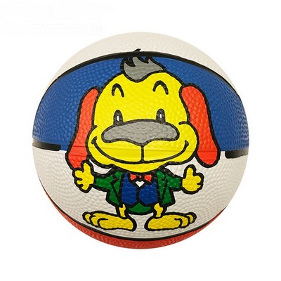 Rubber Basketball Official Regulation Size 6 (9 inches) Rubber Basketball