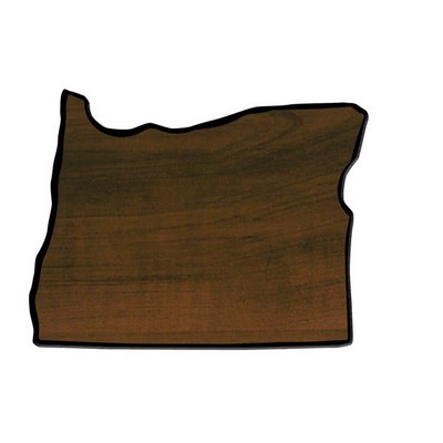 Walnut Finish State Plaque