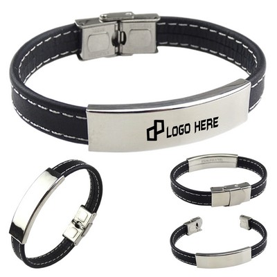 Leather Buckle Bracelet