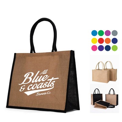 Jute Everyday Tote Bag