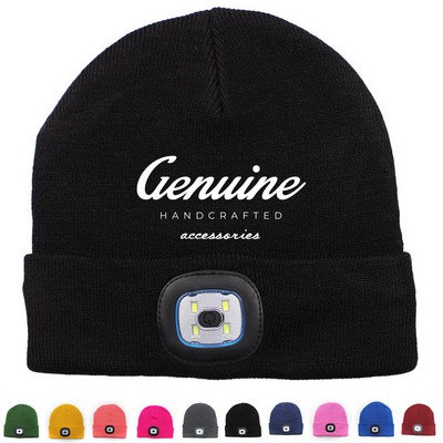 USB Rechargeable Beanie Hat