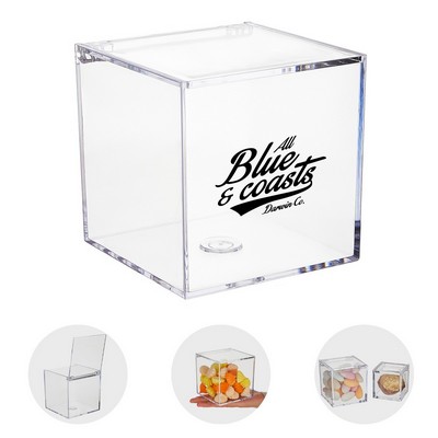 Frosted Acrylic Storage Box with Lid