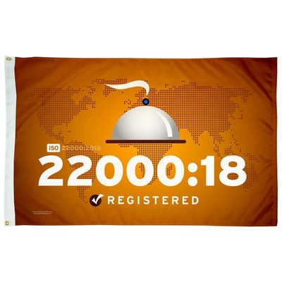 ISO 22000:18 Flag (3'x5')
