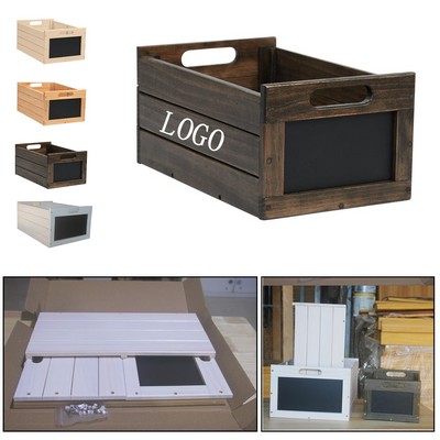 Wooden Slat Crate Set