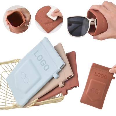 Portable Silicone Sunglasses Pouch