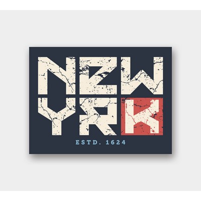 Rectangle - Permanent Outdoor Sticker - 3" x 4"