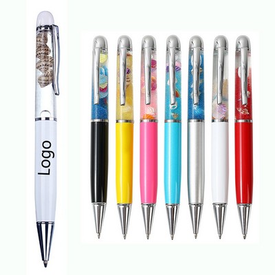 Custom Liquid-Filled 3D Floaters Ballpoint Pen