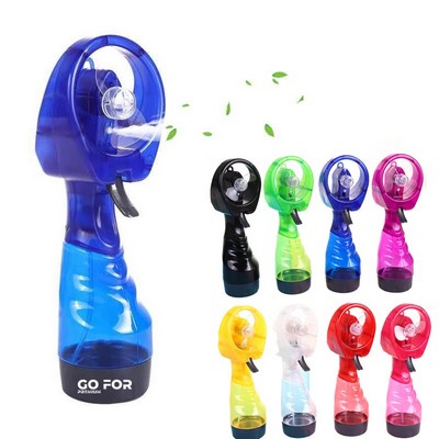 Handheld Battery Powered Water Misting Fan