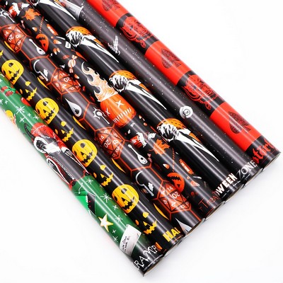 Glossy Coated Christmas Paper Wrapping 17x118"
