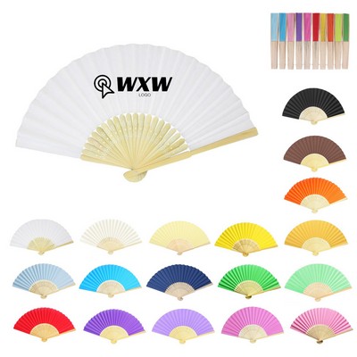 Colorful Folding Fans