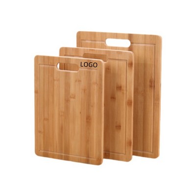 Bamboo Cutting Board With Internal Handle Kitchen Chopping Board