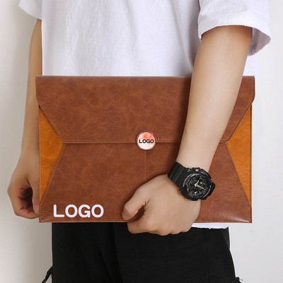 Vintage Oxford Cloth Document Portfolio Envelope (Letter/A4)