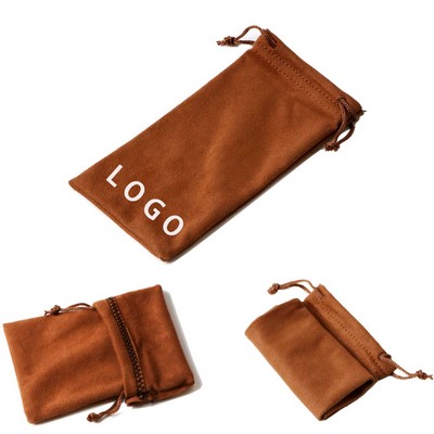 Suede Microfiber Sunglasses Pouch