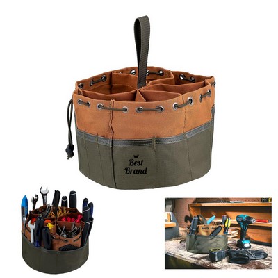 Canvas Garden Tool & Small Parts Storage Bag