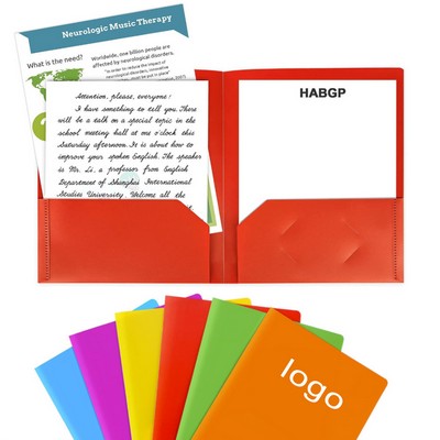 Plastic Folders With Pockets