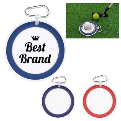 Golf Travel Bag Hang Tag With Carabiner