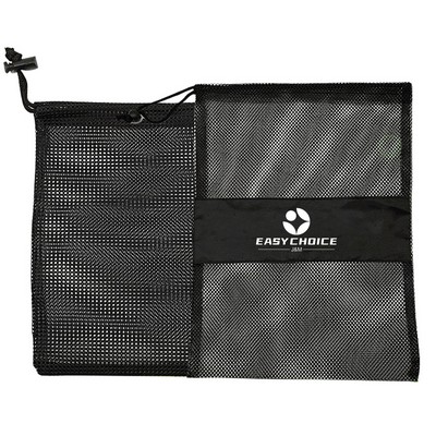 Polyester Mesh Drawstring Pouch