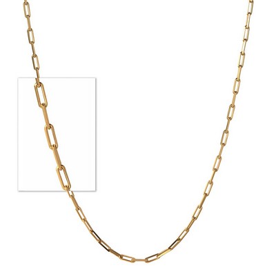 Jilco Inc Delicate Paperclip Link Chain - Yellow Gold