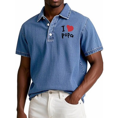 Retro Short-sleeved Polo