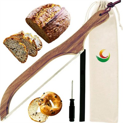 Wooden Bread Bow Knife