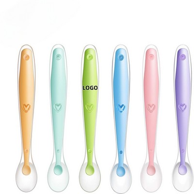 Soft Silicone Infant Feeding Spoon